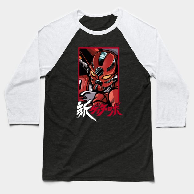 Shin Getter Robo - Color Style Baseball T-Shirt by Verethor